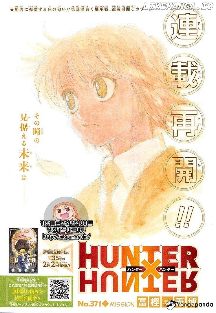 Hunter x Hunter, Chapter 371 image 02
